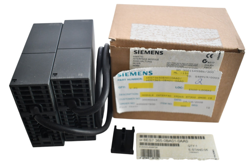 Interface Module Im365 NEW Siemens 6ES7365-0BA01-0AA0 SIMATIC S7-300 IM365 Interface Module ...