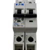 NEW Eaton - Cutler Hammer FAZ-D2/2-NA Miniature Circuit Breakers, T/M, D Curve, 2A, 2-Pole, DIN, UL489, FAZ-NA Series