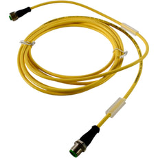 NEW Murrelektronik 7000-40021-0240300 connection cable, M12 axial male to M12 axial female, 4-pole, PUR/PVC jacket, yellow, 9.8ft/3m cable length