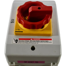 Siemens Disconnect Switch with Enclosure