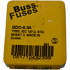 Pack of 5 NEW Bussmann GDC-6.3A Time Delay Fuse, 6.3 A, 250 V, 5x20 mm