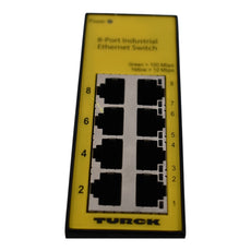 NEW Turck SE20-84XT-RJ822 Ethernet Switch, 8 Port, Unmanaged, 24 VDC, SE20 Series