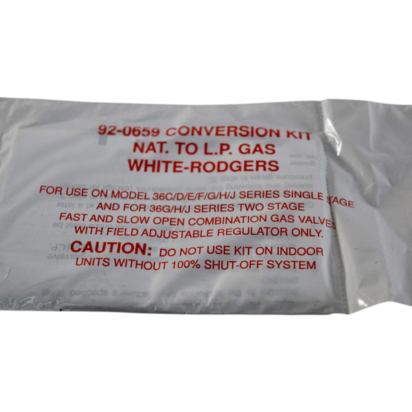 NEW White Rodgers 92-0659 LP Gas Conversion Kit – VB Industrial Supply