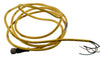 Banner Engineering DEE2R-515D Cordset, M12 Straight, Female to Male, 5 Pin, 15 ft, Yellow PVC, DEE2R Series