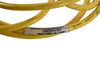 Banner Engineering DEE2R-515D Cordset, M12 Straight, Female to Male, 5 Pin, 15 ft, Yellow PVC, DEE2R Series