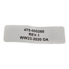 NEW 475-000260 Rev. 1 WW23-2020 DA PLC Cable Assy