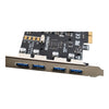 NEW Eluteng PBU3044 PCIe to USB3.0 Expansion Card PCB