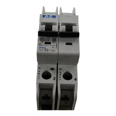 Eaton - Cutler Hammer FAZ-D3/2-NA Miniature Circuit Breakers, T/M, D Curve, 3A, 2-Pole, DIN, UL489, FAZ-NA Series