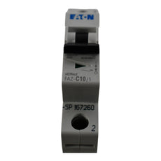 NEW Eaton FAZ-C10/1 Thermal Magnetic Circuit Breaker, FAZ Series, 10 A, 1 Pole, 48 VDC