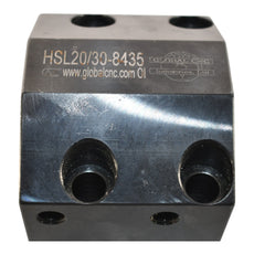 Global CNC HSL20/30-8435 Turret ID Tool Block: 1-1/2'' Max Cut, Haas ID Tool