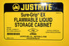 JUSTRITE 896020 Sure-Grip EX Flammable Liquid Storage Cabinet 60 GAL - Yellow