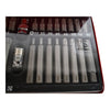 NEW SONIC 304201 Bit set 10mmL 42 pcs. Hex, Torx, and Spline bits