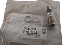 NEW Dialight 656-1204-304F Indicator Panel Mount 1/2'' Flat Green Lens 24VDC QC Terminals