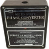 Cedarberg Solid State Phase Converter Series 1A Model 1600A