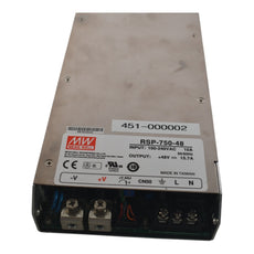 MEAN WELL RSP-750-48 Power Supply, AC-DC, 48V