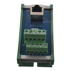 NEW ZIPLink ZL-RTB-RJ45 feedthrough communication module, 10-position terminal block to RJ45 8P8C female, DIN rail mount