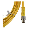 Woodhead 404006A10M020 Cordset, 4 Pin, Plug, Male