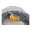 NEW Turck WK 4.5T-2 U2476-6 Cordset, Right-Angle M12 Female to Cut-end, Gray, 5 cond, 2 meters, PVC