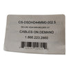 NEW CS-DSDHD44MM0-002.5 Cable ON DEMAND Shielded Male 2.5' Gray
