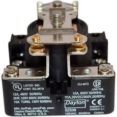 NEW Dayton 5Z538 Power Relay Switch 10A 600V 50/60Hz