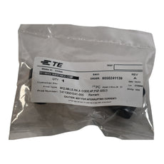 NEW TE Connectivity T4113001041-000 Circular Metric Connectors M12,MALE,RA,A CODE, 4P,PG7,GOLD