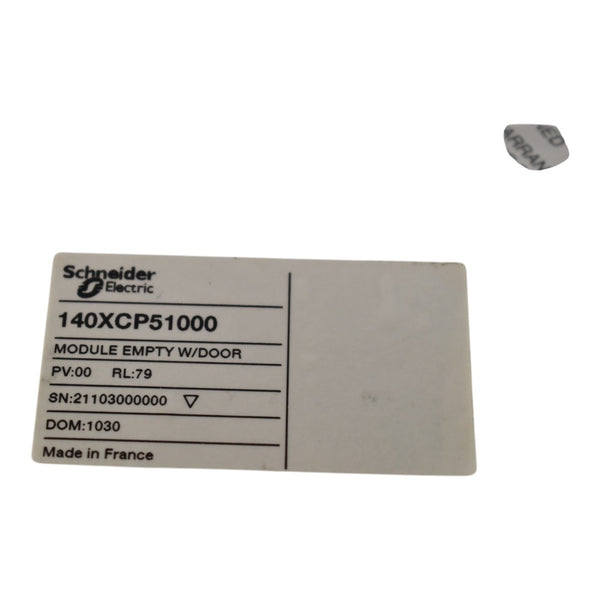 Schneider Electric 140XCP51000 Modicon Quantum Blank Module – VB ...
