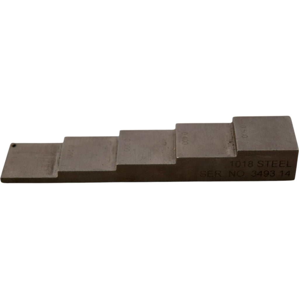 Olympus 2214E Thickness Calibration Block Steel – VB Industrial Supply