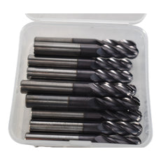 Lot of 11 NEW MP Tool 5/16'' Carbide Ball Nose End Mill 3FL 1'' LOC 2-1/2'' OAL