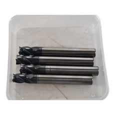 Lot of 4 NEW .3125'' Carbide End Mills 4FL 2-1/2'' OAL