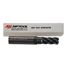 NEW MP Tool .445'' Carbide End Mill 5FL .028R ALTIN 1/2'' Shank 3'' OAL