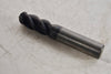 GARR 28761 VRX Ball End Center Cutting Roughing/Finishing End Mill, 1/2 in Dia Cutter, 1-1/4 in Length of Cut, 4 Flutes