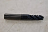 0.335'' Carbide End Mill 3/8'' Shank 2-1/2'' OAL Ball Nose 4FL