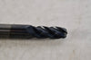 0.335'' Carbide End Mill 3/8'' Shank 2-1/2'' OAL Ball Nose 4FL