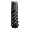 Hanita 1/2'' Carbide End Mill 6FL .120R 3-1/2'' OAL