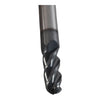 NEW MP Tool .335'' Carbide Ball End Mill 4FL AITIN 2-1/2'' OAL