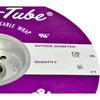 Heli-Tube HT 1/2 C Spirally-Cut Cable Wrap Clear Polyethylene