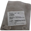 Pack of 25 NEW Accurate MFG Shim, Round, Min ID 0.313 In Z9802