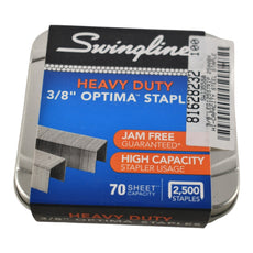 NEW Swingline 35550 Optima High Capacity Staples, 0.38 Leg Length, 2500/Box