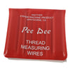 Pee-Dee Thread Measuring Wires Gages Made Fisher Machine Co. 60 deg. Metric Threads