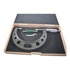 Mitutoyo 122-128 Mechanical Blade Micrometer 3 to 4'' Range