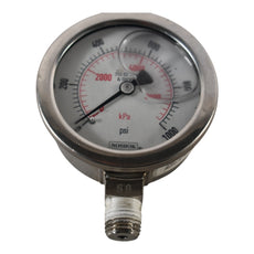 Noshok 2-1/2'' Liquid Filled Pressure Gage 0-1000 PSI