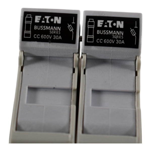 NEW Eaton CHCC2DU Fuse Holder, 2-Pole, 30A, 600V, Class CC, Push-In, C ...