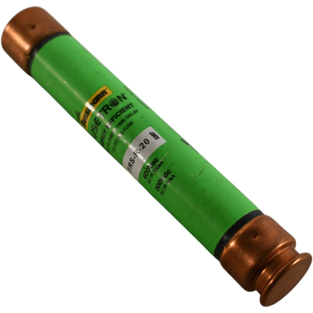 NEW BUSSMANN FRS-R-20 Fuse: 20 A, 600V AC, 5 in L x 13/16 in dia Fuse ...