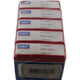 Lot of 5 NEW SKF 6206-2RS1 Radial/Deep Groove Ball Bearing - Straight Bore, 30 mm ID, 62 mm OD, 16 mm Width