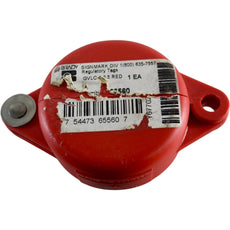 Brady Lockout Valve Red 1-2.5