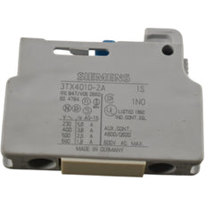 NEW Siemens 3TX4010-2A Auxiliary switch block, without switch position indicator for attaching on contactors 1 NO