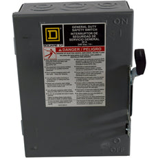 NEW Square D DU321 General Duty Safety Switch Type 1 30A 240VAC