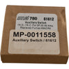 NEW Mars 61612 780 Contactor 25-60A AUXILIARY 1 NO- 1 NC