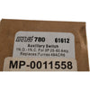 NEW Mars 61612 780 Contactor 25-60A AUXILIARY 1 NO- 1 NC