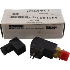 NEW Parker P01909 Pressure Switch Brass Body 5a 25-100psi